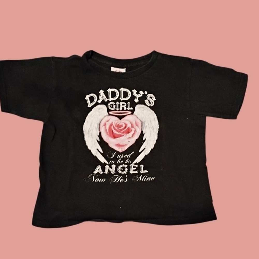 Girls Size 4T Daddy's My Angel Tshirt